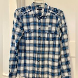 GAP Long Sleeve Plaid Shirt